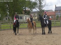 Photo - Libby, Caitlin and myself enjoying Field Farm!